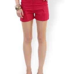 Belle Fille Red Regular Fit Shorts-picture-20