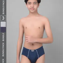 Dollar Bigboss Boys Multicolor Solid Briefs (Pack Of 3)-picture-10