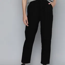 Flying Machine Women Black Jogger High-Rise Pure Cotton Jeans-picture-17