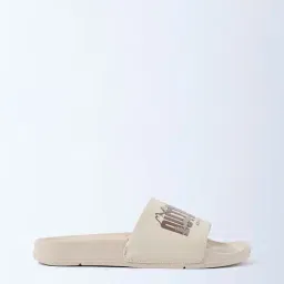 SOLEPLAY by Westside Beige Text Design Pool Slides-image-22