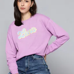 Levis Brand Logo Printed Pure Cotton Sweatshirt-image-57