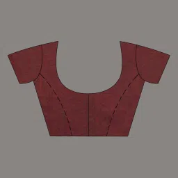 CHARUKRITI Multi Cotton Colourblocked Saree With Unstitched Blouse image 5