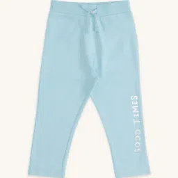 Pantaloons Baby Blue Cotton Printed Trackpants-picture-21