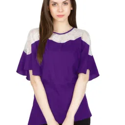 PATRORNA Purple Lace Top-image-28