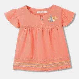 Elle Kids Coral Cotton Top-image-2
