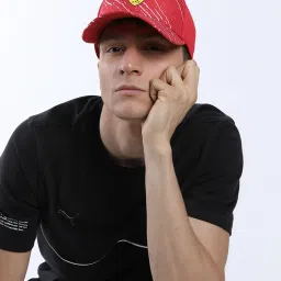 Puma Rosso Corsa Ferrari Textured Medium Baseball Cap image 5