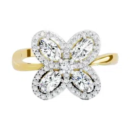 Sparkles Lab Grown Diamond 14k (585) Yellow Gold Ring for Women image 5
