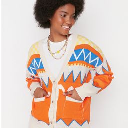 Trendyol Women Self Design Cardigan-image-86