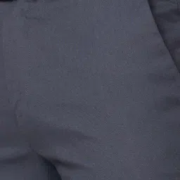 Raymond Grey Classic Fit Texture Trousers image 5