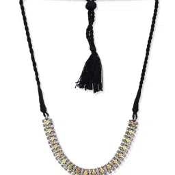 Fabindia Silver Choker Necklace-image-31