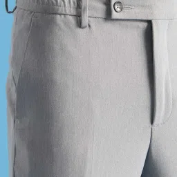 Arrow Grey Slim Fit Trousers image 5