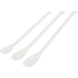 AS ONE White Plastic Spoon ABS Resin 150x165x180 mm, 6-527-04 (Set of 3 pcs) image 2