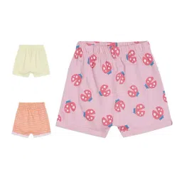 MINIKLUB Girls Multicolor Printed 3 Shorts-picture-34