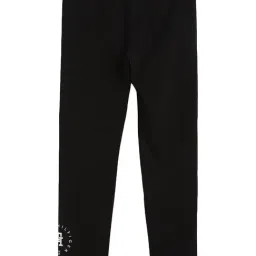 Tommy Hilfiger Girls Black Solid Legging image 2