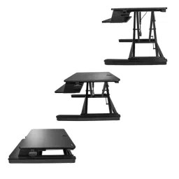 StarTech.com Sitting Standing Computer Desk 160mm x 900mm x 666mm, ARMSTSLG image 2