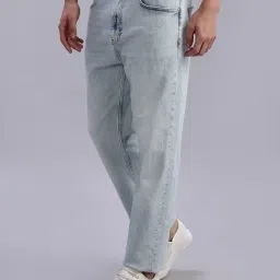 TOMMY HILFIGER Light Blue Light Wash Regular Fit Low Rise Jeans image 3