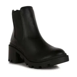 London Rag Women's Black Chelsea Boots image 2