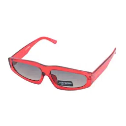 STEVE MADDEN Red Oversize Irregular Sunglasses for Women-picture-27