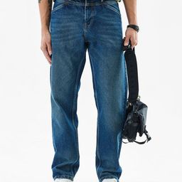 Snitch Men Relaxed Fit Mid-Rise Light Fade Jeans-picture-38