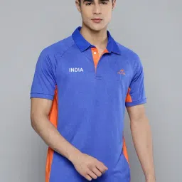 ALCIS Blue Slim Fit Sports Polo T-Shirt-picture-39