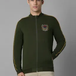 Louis Philippe Green Cotton Regular Fit Logo Printed Sweatshirt-picture-40