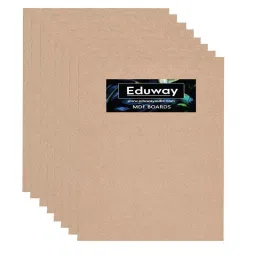 EDUWAY 25x30 cm MDF Board Wood Sheet Natural Wood Tone with 4 mm Thickness for Mandala Art, Lippan Art, Resin Art, Craft Projects (Pack of 8)-image-60