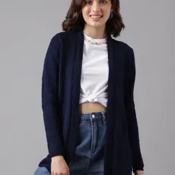 Latin Quarters Navy Knitted Shrug-picture-30