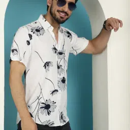 Jainish White Regular Fit Printed Shirt-image-13
