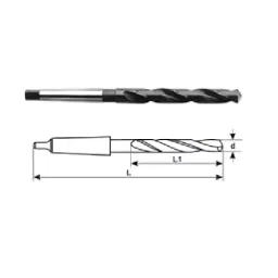 Indian Tools 17.86 mm Size HSS Twist Drill Taper Shank M35 Grade Panther Type image 2