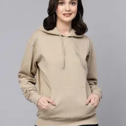 Style Quotient Beige Cotton Oversized Hoodie-image-80