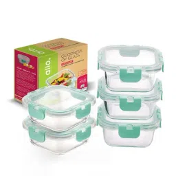 Allo Borosilicate Glass Containers with Lids Microwave Safe Container for Glass Storage Containers-picture-18