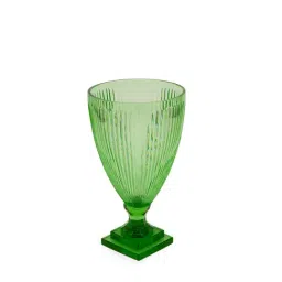 Home4U Hurricane Green Emerald Glass Large Votive-picture-28