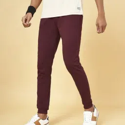 Ajile by Pantaloons Wine Slim Fit Joggers image 3