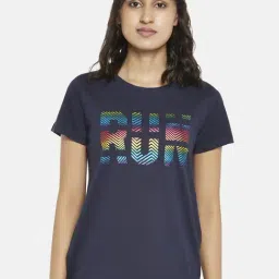 Ajile by Pantaloons Navy Cotton Graphic Print T-Shirt-image-78