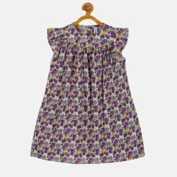 Kiddopanti Kids White Printed Dress-picture-47