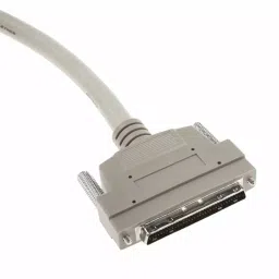 RS PRO PVC Cable SCSI-3 Male & Male Connector Grey 1 m, 4365042 image 2
