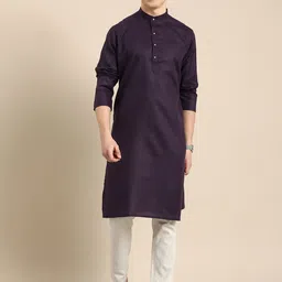 Anouk Men Cotton Solid Kurta-picture-32