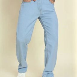 MaverIQ Men Classic Mid-Rise Baggy Fit Stretchable Jeans-picture-41