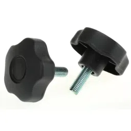 RS PRO Black Multiple Lobes Clamping Knob M10 Threaded Stud, 7027582-picture-33