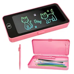 NEGOCIO 2 in 1 LCD Digital Slate for Kids, E-Note Pad, Pencil Box for Kids, Doodle Writing Board for School Going Kids, Educational Toys for Kids - PACK OF 1 - COLOR MAY VARY-picture-14