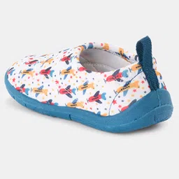 Pantaloons Baby Airplanes Printed Slip On Shoes - White image 3