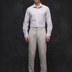 RARE RABBIT Men Comfort Spread Collar Pinstripes Striped Cotton Formal Shirt-picture-36