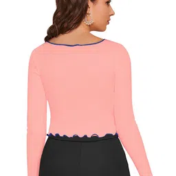 DHRUVIL IMPEX Women Long Sleeves Fitted Top image 3