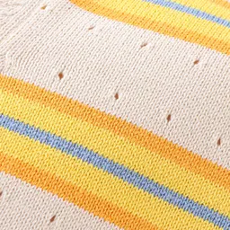 Babyoye 100% Cotton Colour Blocked Full Sleeves Pullovers - Yellow image 5