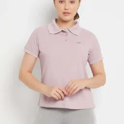 Clovia Purple Regular Fit Sports T-Shirt-picture-35