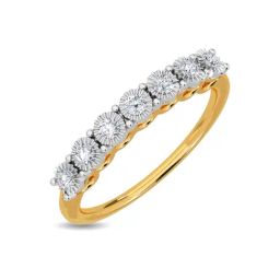 Kisna Diamond & Gold Jewellery Danah 14k (585) Diamond & Gold Ring For Women-picture-36