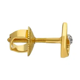 Malabar Gold and Diamonds 18k (750) Yellow Gold Earrings for Women image 2