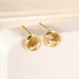 Mia by Tanishq 14k (585) Yellow Gold Earrings for Women-picture-43