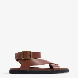 LUNA BLU by Westside Tan Toe-Ring Gladiator Sandals image 2