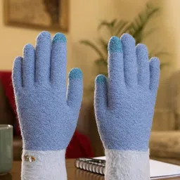 LOOM LEGACY Women Acrylic Touchscreen Gloves-image-59